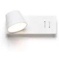 RED - DESIGN RENDL RENDL AMADEUS Spot LED, lampe de chevet, blanc R14521