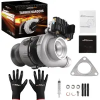 OEM Turbocompresseur, acier, 29 x 27 x 23 mm, compatible avec Jaguar E-Pace X540 & F-Pace X761, 7020 g