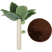 Gistuch Arbre à chat pour chats, sisal, protection des meubles, structure stable et solide, griffoir pour arbre avec 3 balles suspendues pour la maison, l'intérieur, le café