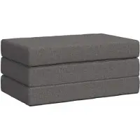vidaXL Canapé-lit pliant 80 x 67 x 45 cm, gris clair