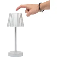 Home Deco Factory Lampe de Table - - Tactile - Argentée