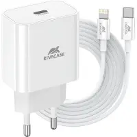 Rivacase Ps4101 Wd5 Lightning Wall Charger Argenté