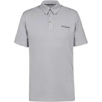 Columbia Nelson Point Short Sleeve Polo Gris S Homme