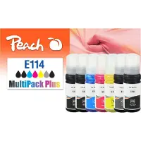 Peach 321707 cartouche d'encre 7 pc(s) Compatible Standard Yield Black, Cyan, Grey, Magenta, Yellow