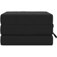 vidaXL Canapé-lit pliable 75 x 67 x 45 cm Noir