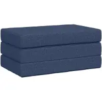 vidaXL Canapé-lit pliant 80 x 67 x 45 cm Bleu