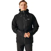 Regatta Okara Veste d'extérieur imperméable pour hommes, Taille:L, Couleur:Noir