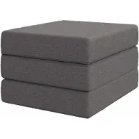 vidaXL Canapé-lit pliant 75 x 63 x 45 cm Gris clair
