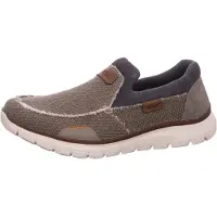 Rieker Chaussons pour hommes , modèles Foil, Scuba, Balti, Morelia, couleur beige, style décontracté