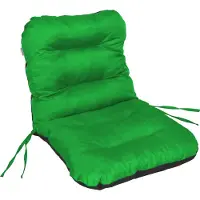 Hobbygarden coussin de chaise de jardin - 96×48 cm - siège & dossier rembourré, 7 cm d'épaisseur, tissu Oxford, résistant aux intempéries & confortable, couleur VERT