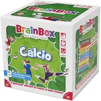 Asmodee - BrainBox : Football, jeu pour apprendre et entraîner son esprit, 1+ joueur, 8+ ans, édition en italien, G1-13909