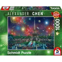 Schmidt tour eiffel carton puzzle 37 cm 1000 pièces