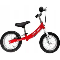 Leantoys Vélo de fond CARLO Vélo à pousser Rouge