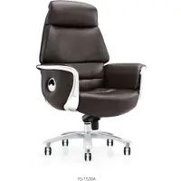 AEA Fauteuil en similicuir noir, moderne et élégant, confort d'assise