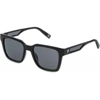 FILA Sfia14 Square Polarized Sunglasses Noir Smoke/CAT3P Homme