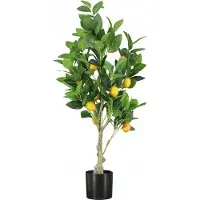 ITImport Plante Artificielle Lemonier Dans Un Etang Realiste 90Cm Cutting