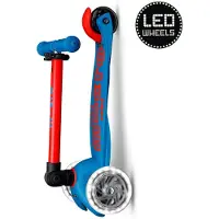 Micro mobility Mini Micro DELUXE pliable, néon LED clignotant rouge, 1 à 5 ans, MMD245