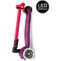 Micro trottinette enfant Maxi Deluxe LED pliable , néon ultrapink
