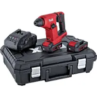 Flex Marteau perforateur FHE 1-16 18.0-EC C - 2 batteries 18V 2.5 Ah + chargeur + coffret - 531312