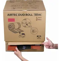 Ubbink Closoir de faîtage Airtec Duo Roll - ocre - 50 m x 400 mm en carton dérouleur - 203780