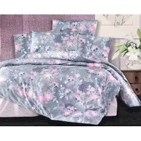 Brotex® Lin coton français 240x220,70x90 Sarah rose