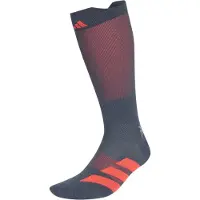 Adidas Chaussettes de sport 'Adizero' gris foncé / rouge orangé / blanc