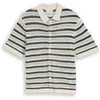 Tom Tailor Vestes en maille beige clair / bleu clair / olive