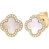 Lulu & Jane Boucles d'oreilles jaune d'or