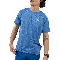 Nike Hydroguard Heather Essential Short Sleeve T-shirt Bleu 2XL Homme