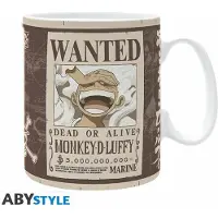 One Piece Set 2 Mugs One Piece Luffy Wanted Subli
