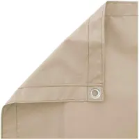 vidaXL Brise-vue pour balcon 150 x 800 cm, tissu enduit de PU, beige