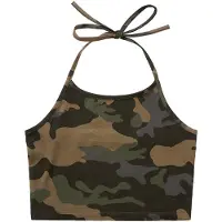 Brandit Débardeur de - Haut Dos-Nu - S - 3XL - pour Femme - camouflage sombre - Taille S