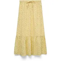 Vero Moda Jupe 'VMTRINE' jaune pastel / vert / lilas