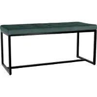 CLP Banc Barci avec structure noire, Couleur:noir, Matériau de base:Similicuir