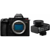 Panasonic Lumix DC-S5 II + LUMIX DMW-DMS1E Microphone shotgun numérique