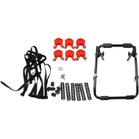 Gistuch Porte-vélos pour voiture, en fer, avec roulements robustes, porte-vélos arrière pour SUV, monospaces, camping, voyages