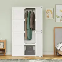 StarTech.com Rangement pour vêtements - Commode en plastique à tiroirs - À monter - Style moderne - Chambre à coucher - Blanc