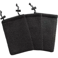 OEM Pochette en maille de nylon de 12,7 x 8,9 cm, trousse de voyage avec compartiment pour petits objets, chargeur MP3 et écouteurs.