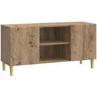Syfax Meuble TV 102 x 34,5 x 50 cm Chêne artisanal Bois d'ingénierie