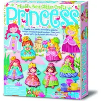 4M Atelier créatif modelage et peinture - Princesse à paillettes