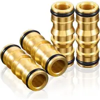OEM Raccords doubles pour bacs à tuyau d'arrosage - 4 pièces - Raccords pour bacs à tuyau d'arrosage