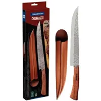 Tramontina Churrasco Nômade 22868-010 couteau à viande, 25 cm, fourreau en cuir