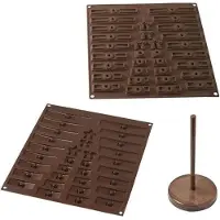 Markenlos 3D Sapin de Noël en chocolat Moule en silicone ø130 H 1722 mm - Silikomart