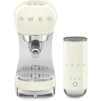 Smeg ECF12CREU Crème + Mousseur à Lait