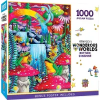 Master Pieces Puzzle 1000 pièces Wonderous Worlds Soleil en Bouteille