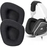 OEM Coussinets d'oreille en mousse à mémoire de forme noire pour casques de gaming