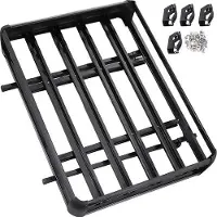 OEM Barres de toit universelles, 100 kg, 127 x 90 x 14 cm, aluminium, noir