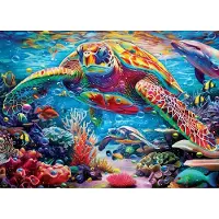 Master Pieces Puzzle Coral Kingdom 1000 pièces jouet coloré