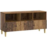 vidaXL Meuble TV 102 x 34,5 x 50 cm en bois recyclé et panneaux dérivés du bois