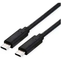 Roline 11.02.9083 Câble USB USB4 Gen 2x2 2 m USB C Noir
